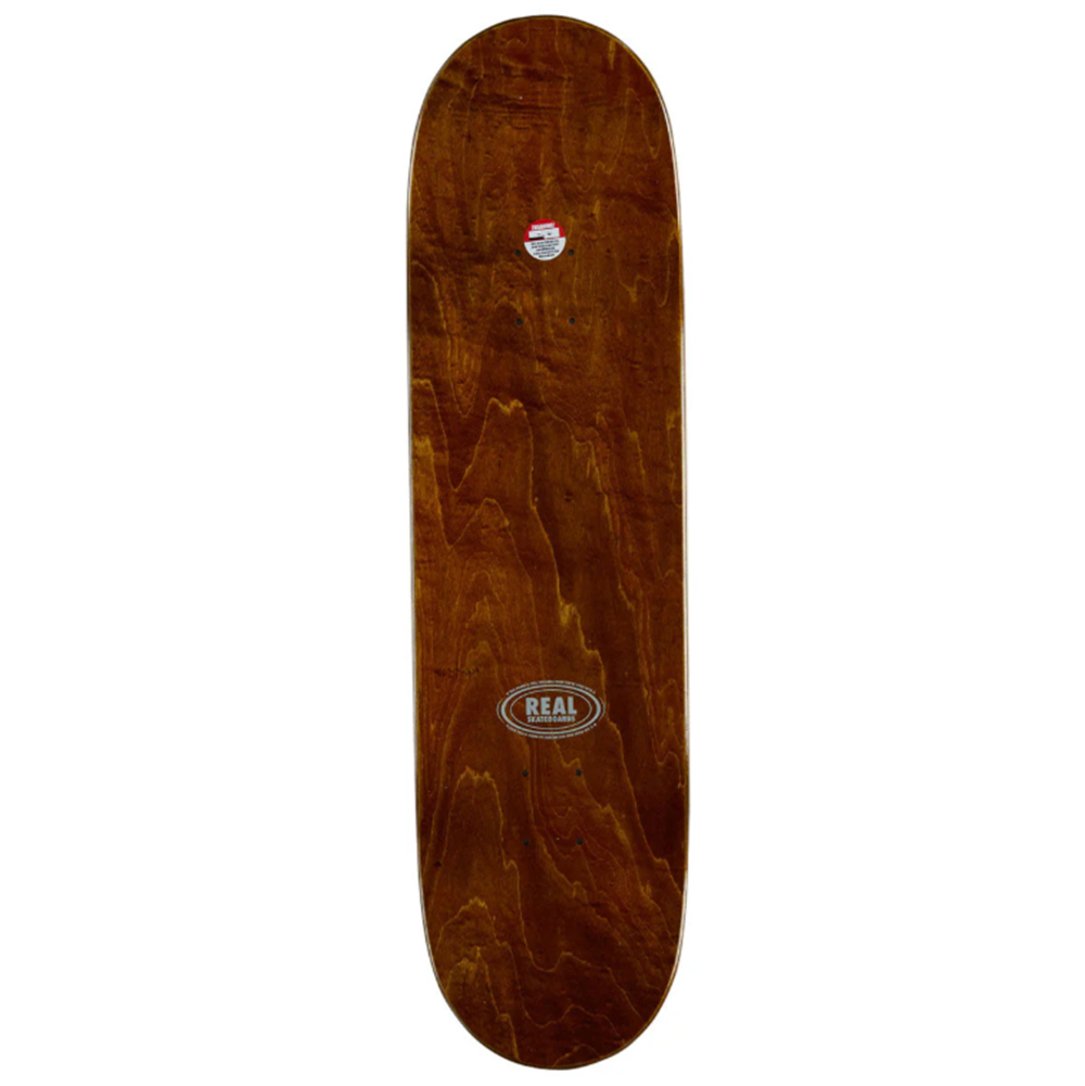 Real Ishod Shapecode TwinTail Skateboard Deck White Red 8.5x14.5WB