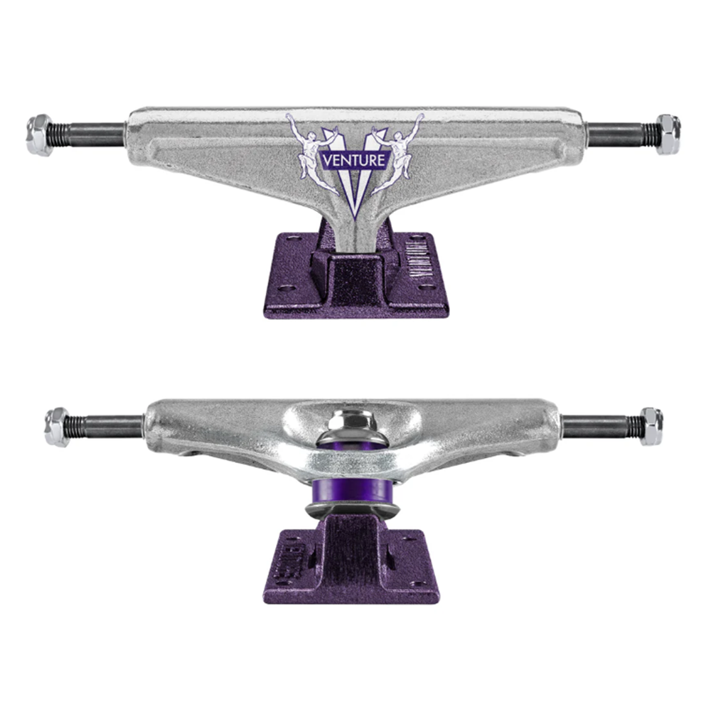 Venture AWAKE VLights Trucks Purple Polished 5.2h Set