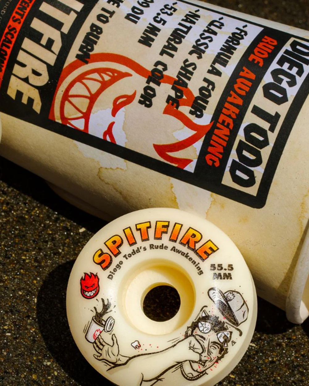 Spitfire F4 Diego Rude Awakening Wheels Natural 53.5/99d