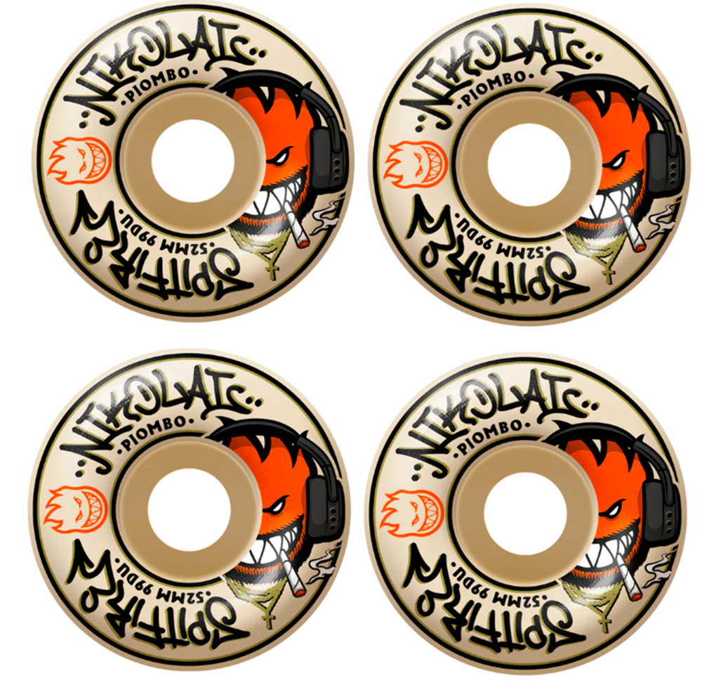 Spitfire F4 Nikolai Pro Wheels Natural 52/99d