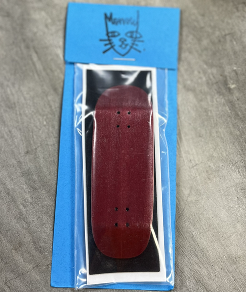 Morrow Fingerboard Deck Maroon Stain 32x95