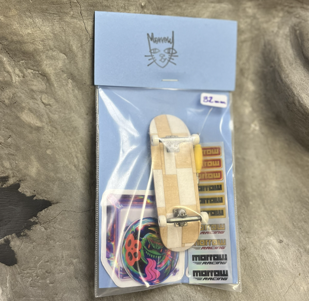 Morrow Fingerboard Complete Natural White 32mm