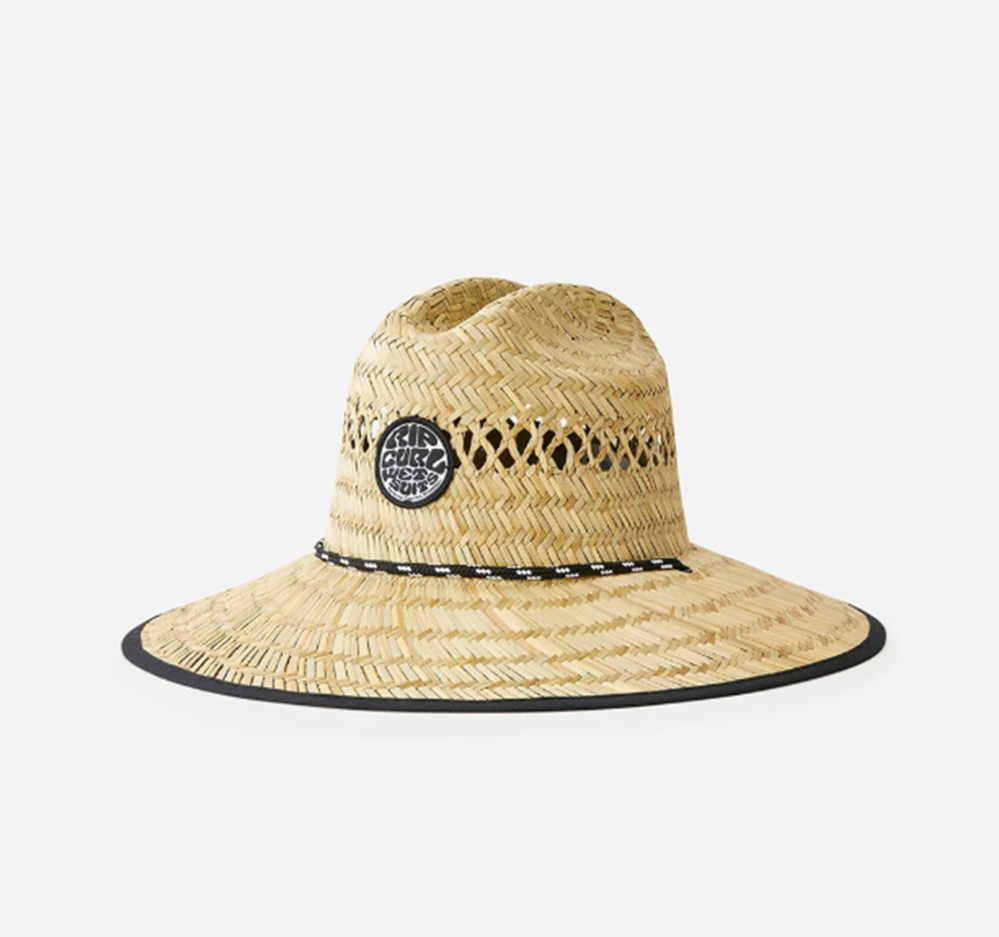 Rip Curl Logo Straw Hat Tan S/M