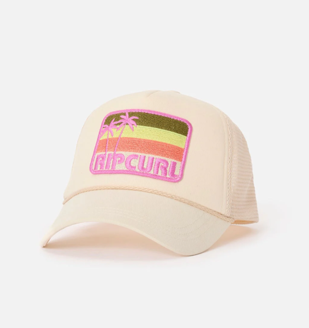 Rip Curl Mixed Revival Trucker Hat Cream Onesize