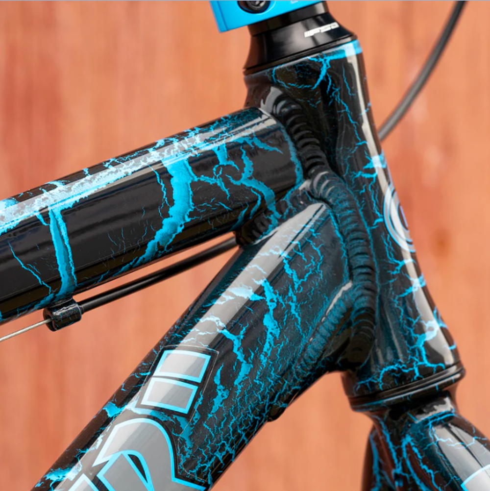 SE Blocks Flyer Bike Blue Crackle 26
