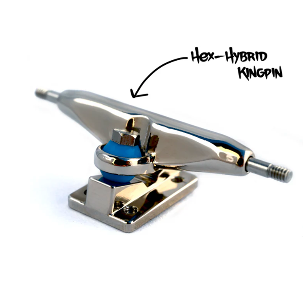Delidecks Trux Hex Hybrid Fingerboard Trucks Tiff Black 34mm