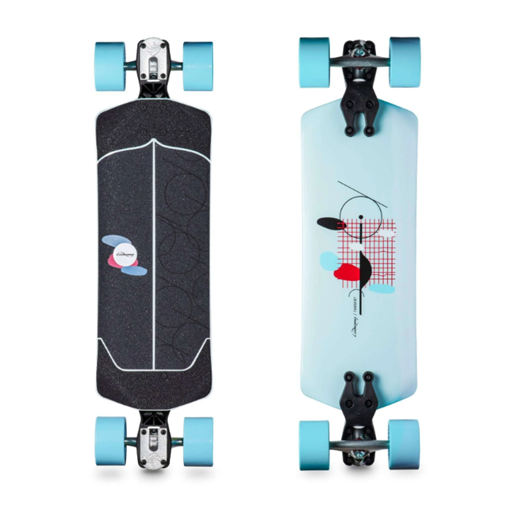 Loaded Tangent Skateboard Complete Dad Bod Blue 35.75 x 9.75