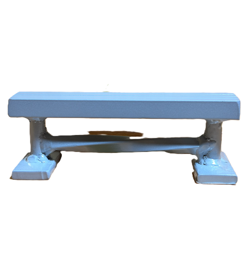 BlueRiver Rails Bench Flat Bar Grey 6x2.25
