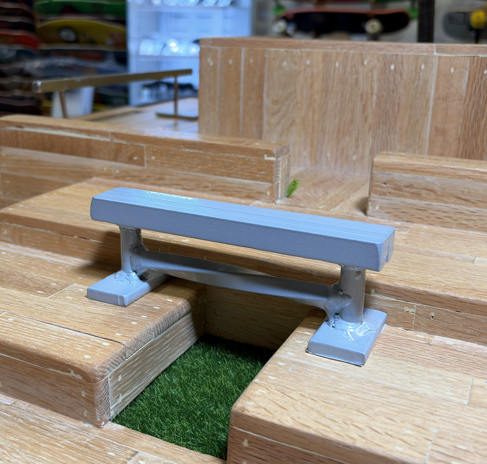 BlueRiver Rails Bench Flat Bar Grey 6x2.25