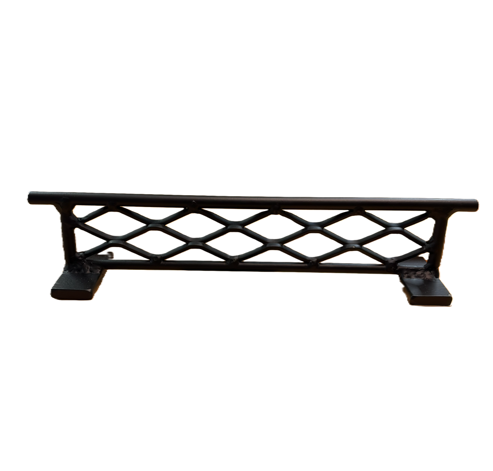 BlueRiver Rails Flat Bar Mid Diamond Weld Flat Black 11x2