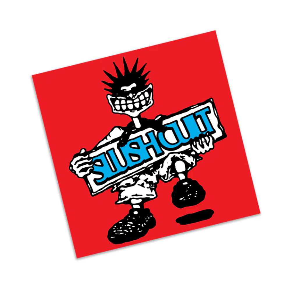 Slushcult Dude Sticker Red 3x3