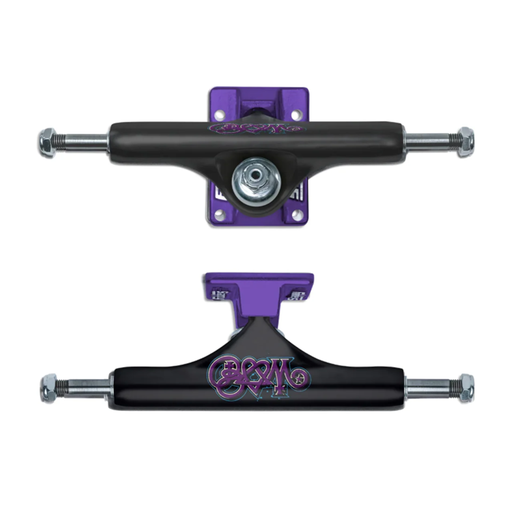 Slappy ST1 Classic Hollow BAM Pro Trucks Black Purple 8.25