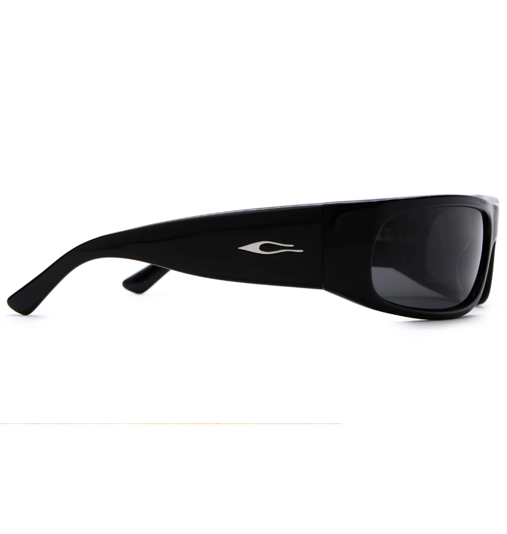 Crap Speed Charm Polarized Sunglasses Black Grey