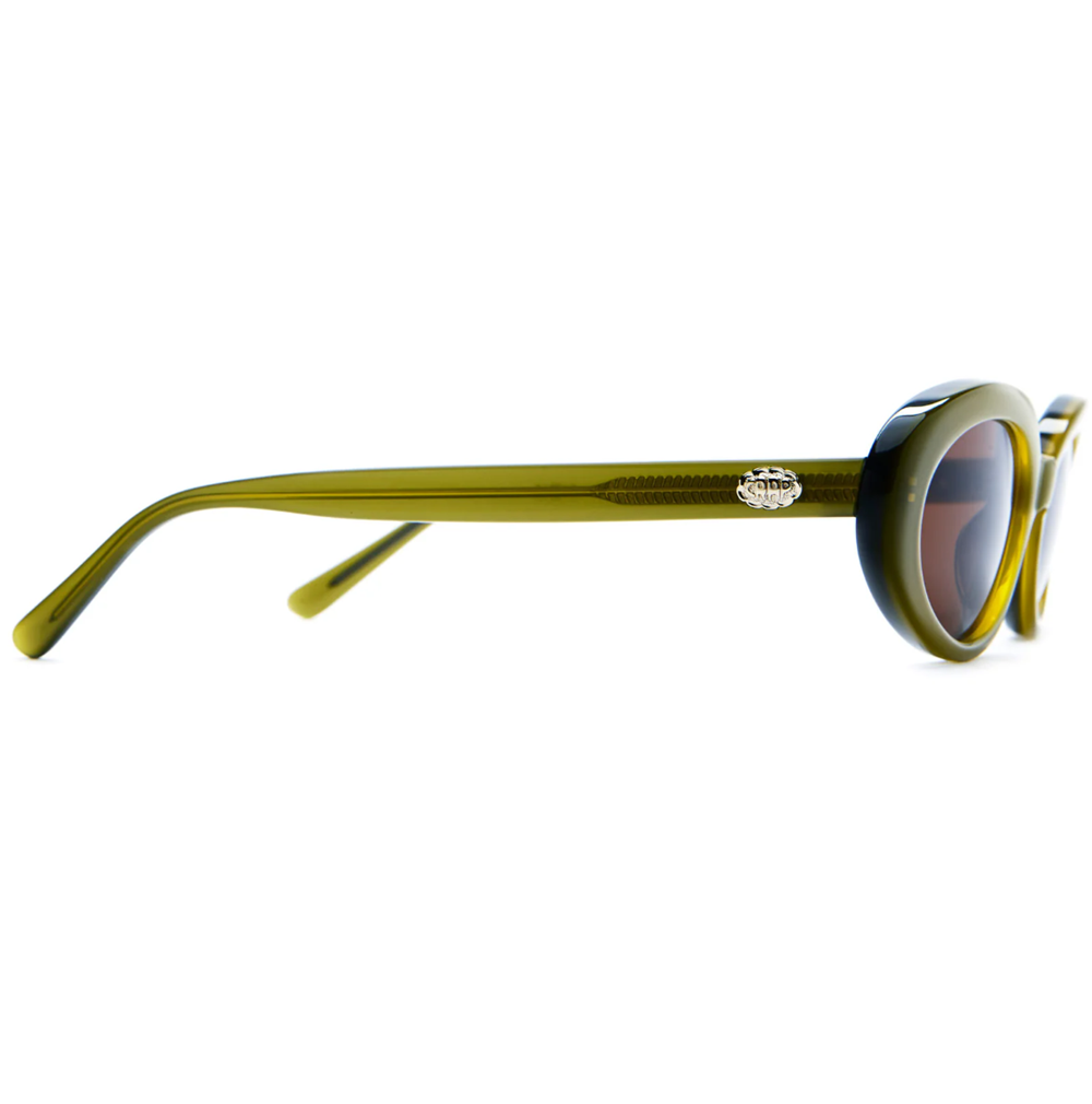 Crap Sweet Leaf Sunglasses Olive Amber