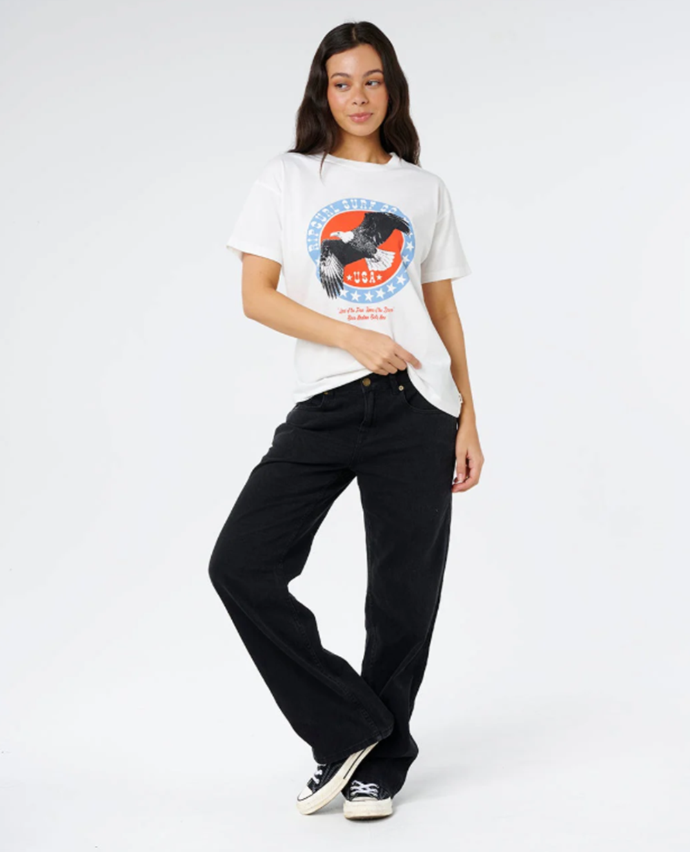 Rip Curl 4th of July Relaxed Tshirt Bone