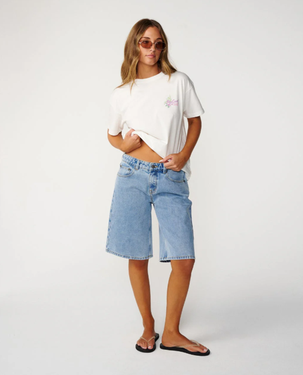 Rip Curl Saloon Relaxed Tshirt Bone