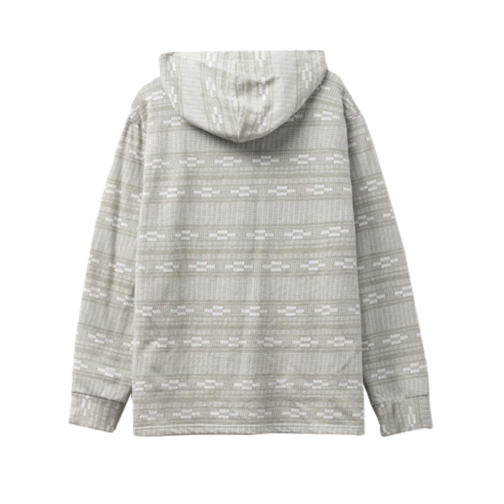 Dark Seas Ginther Knit Hoodie Moss White