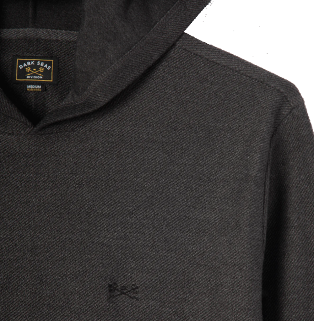 Dark Seas Ginther Knit Hoodie Black