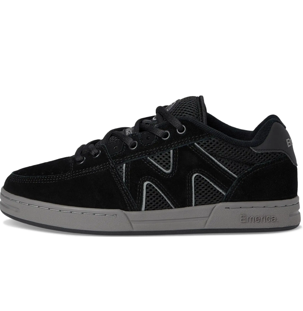 Emerica OG1 Skate Shoes Black Grey 9.5