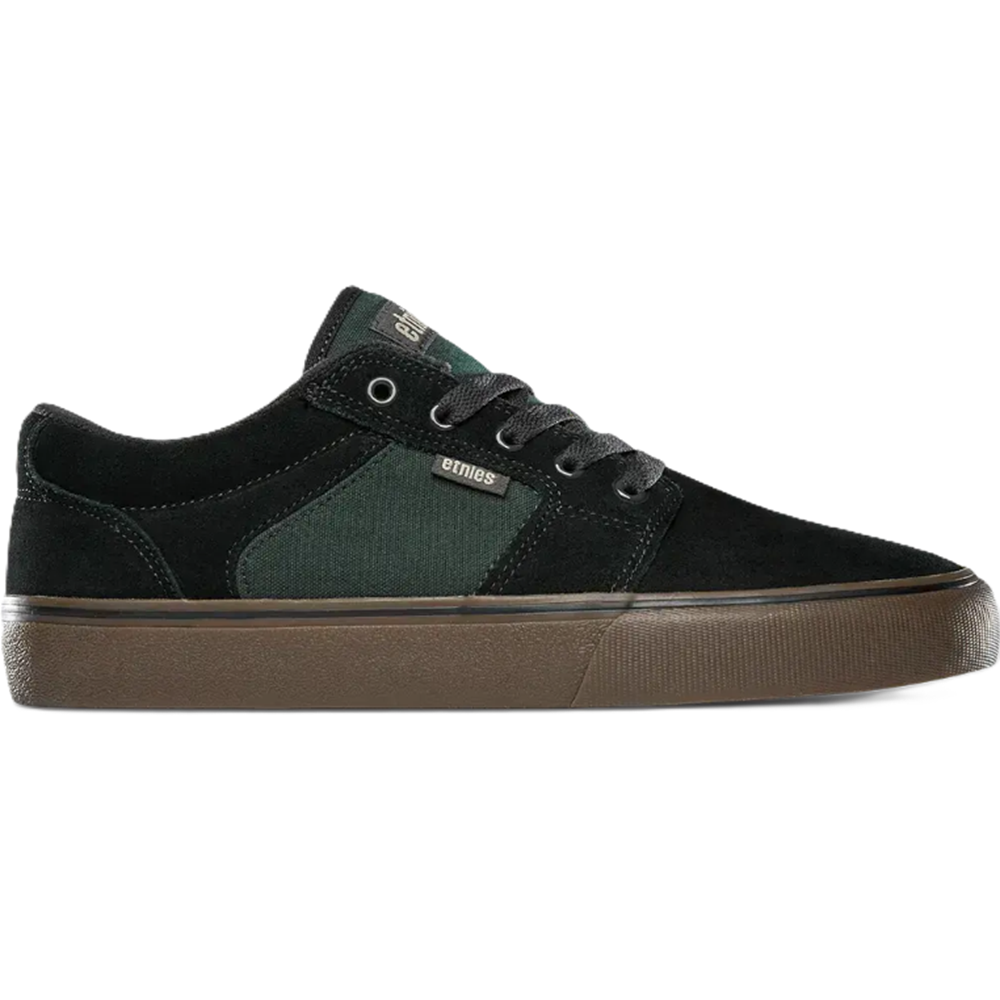 Etnies Barge LS Core Skate Shoes Black Brown Green