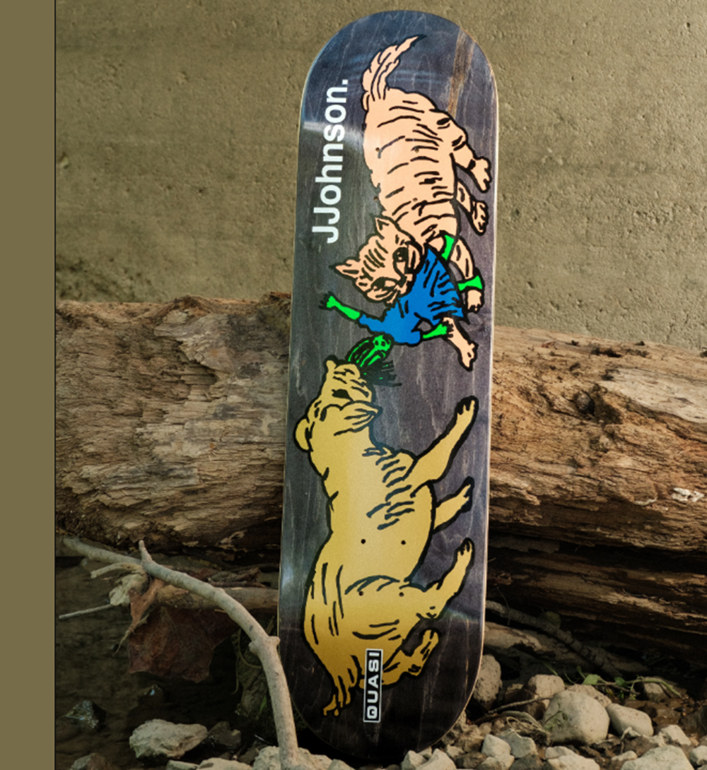 Quasi Johnson Pet Sounds Skateboard Deck Natural 8.375x14.2WB