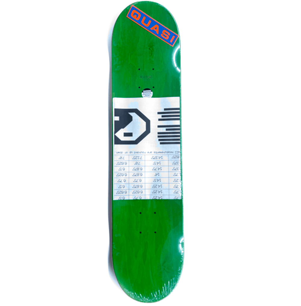 Quasi Okay Skateboard Deck White 8.125x14.1WB