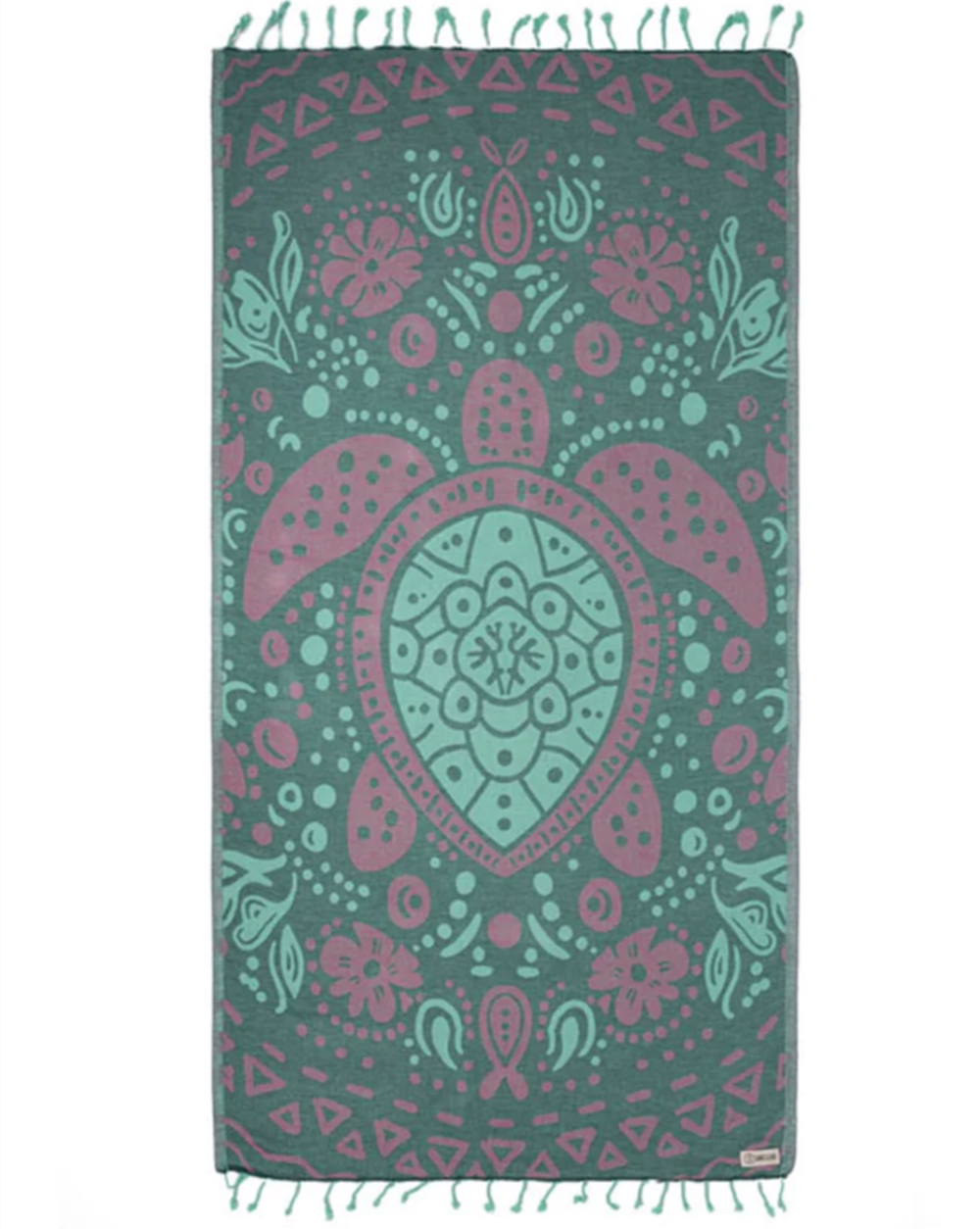 Sand Cloud Jewel Turtle Towel Bayberry Regular