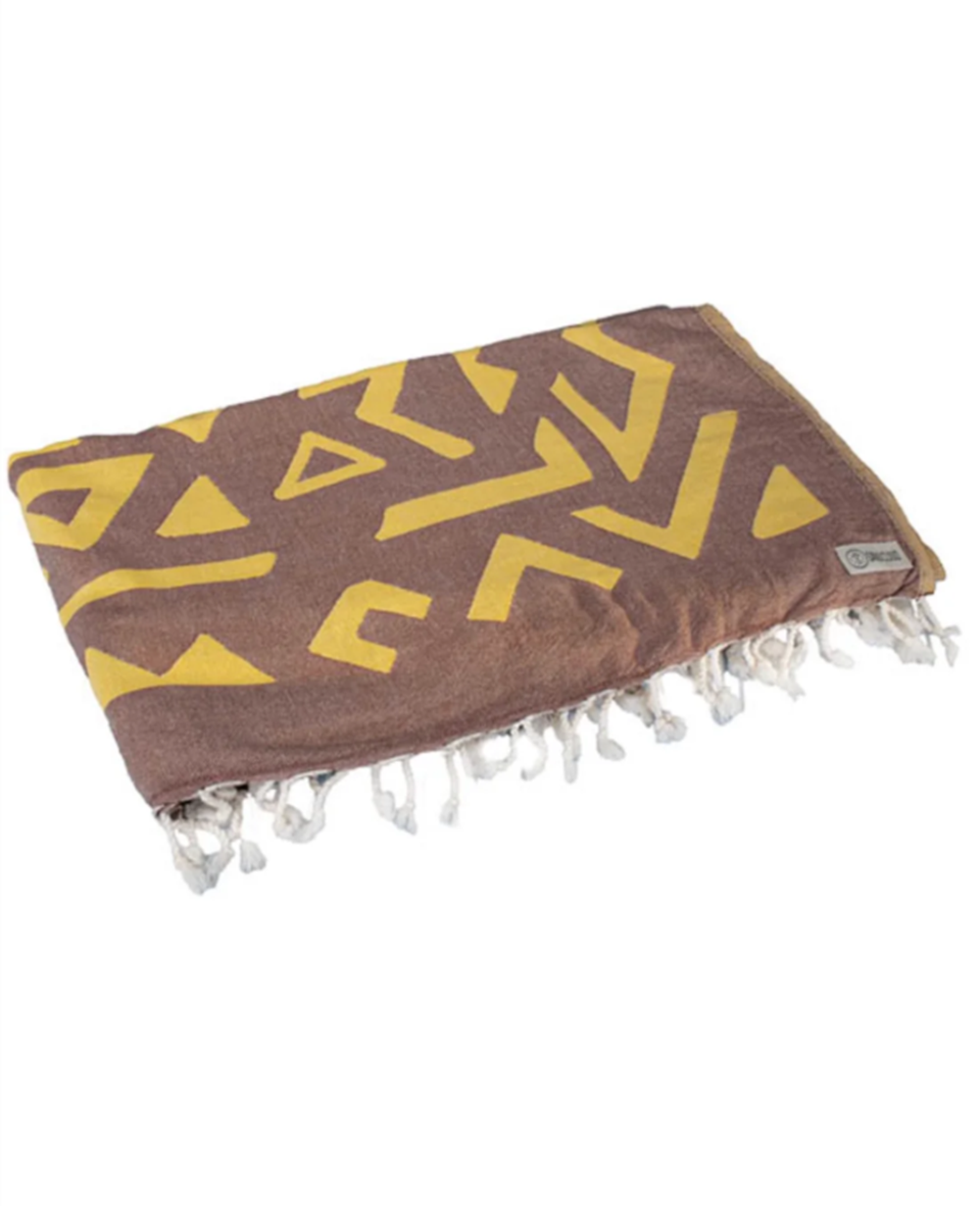 Sand Cloud Ocean Maze Towel Brown XLarge