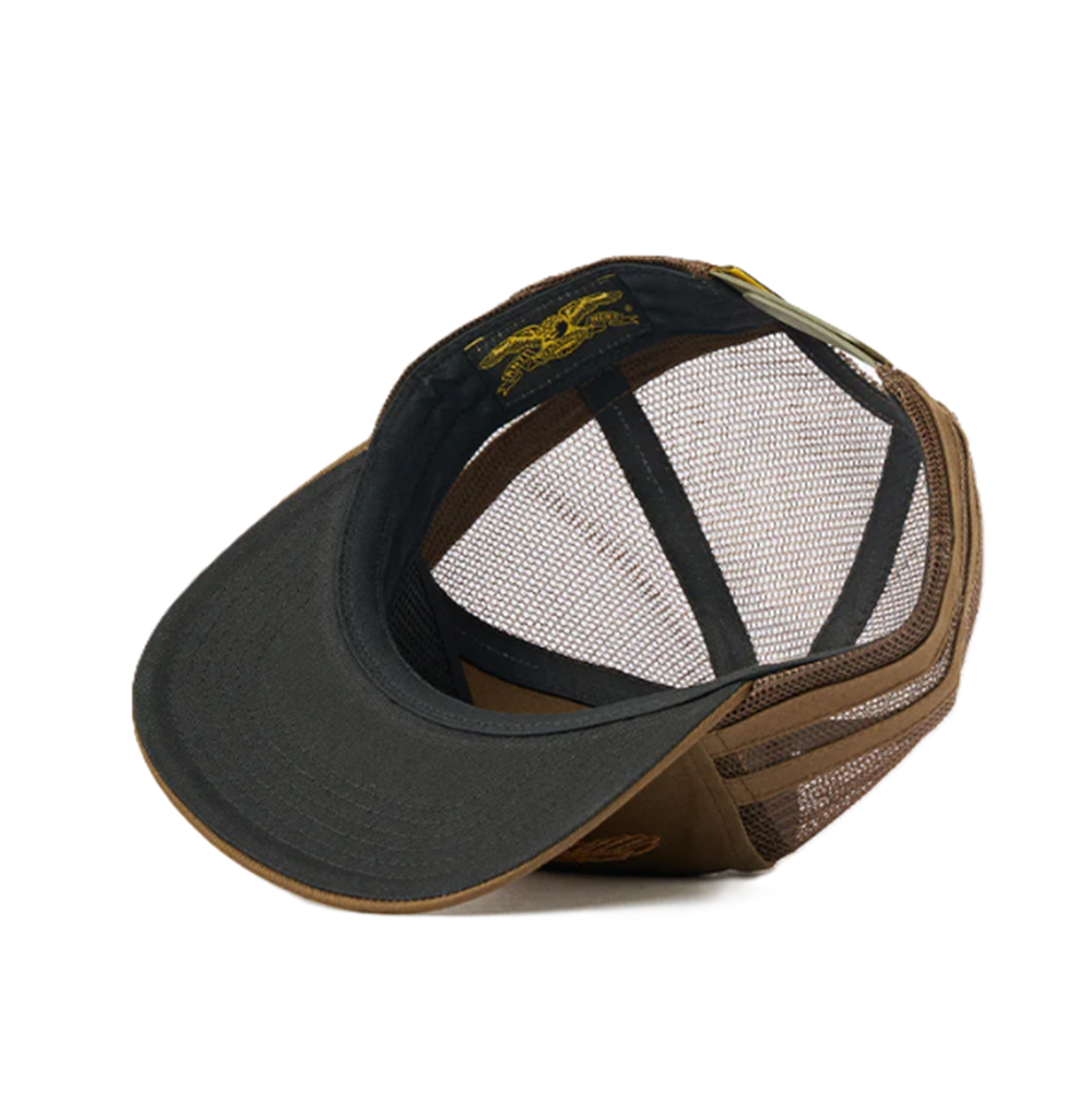Anti Hero Basic Eagle Trucker H Brown Snapback