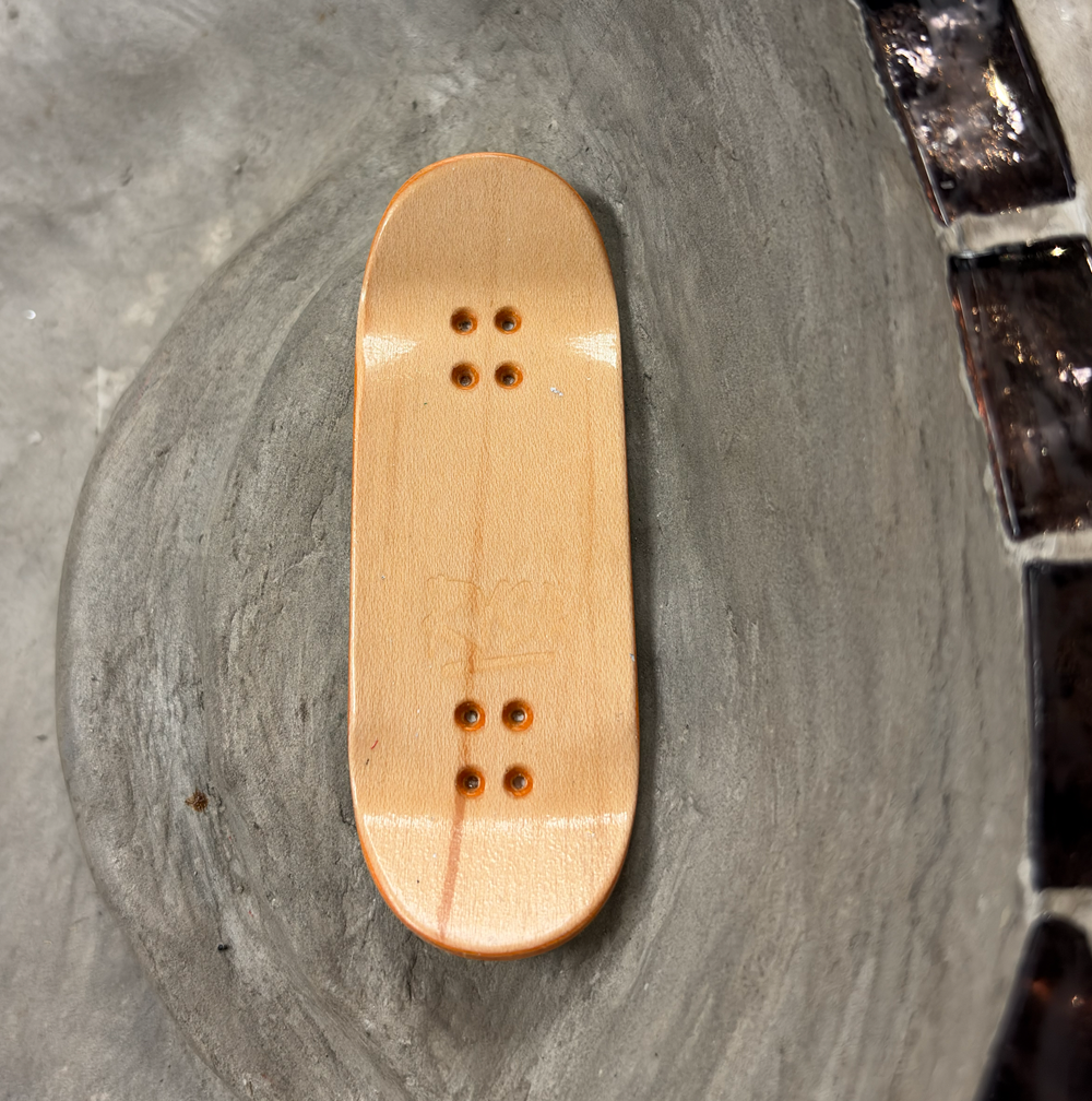 RYSE Green Tea Pro Fire Hydrant Fingerboard Deck Yellow 34mm OG Asgard