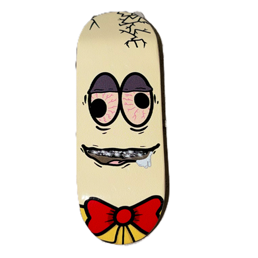RYSE Humpty Iced Out Fingerboard Deck Yellow 34mm OG Midgard