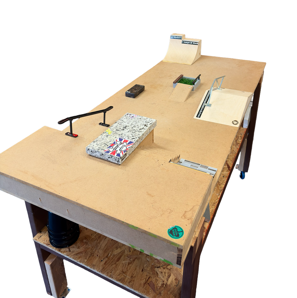 OG Fingerboard Park Stairset Canvas Brown 3x5