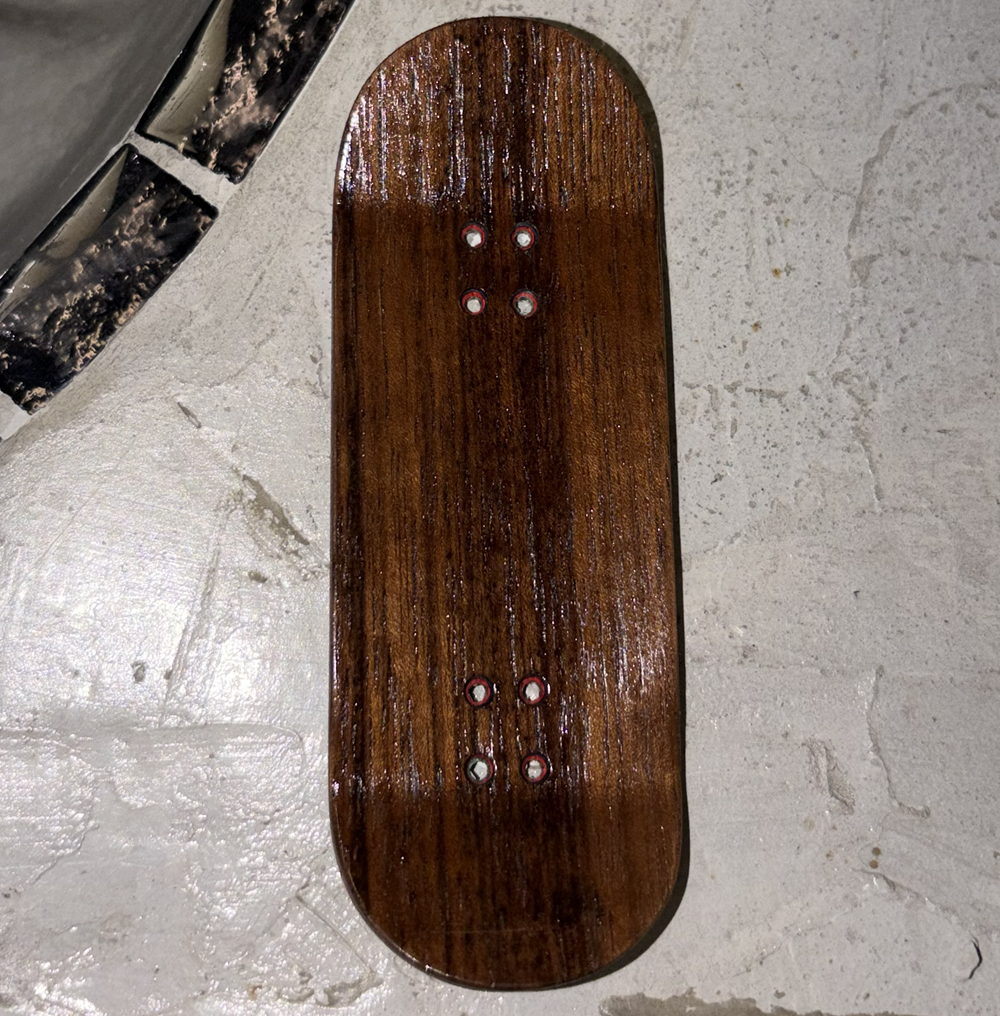 223 AK Fingerboard Deck Black 35x98 Medium Mellow