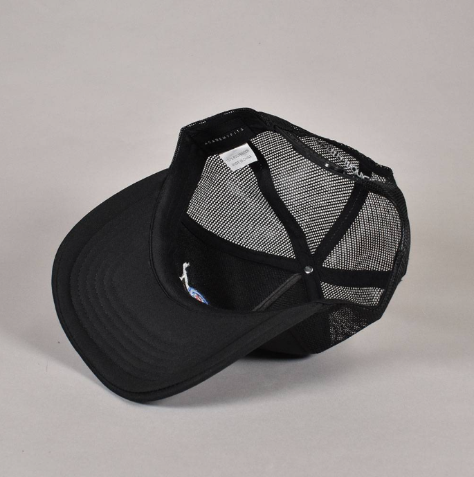 SMA Bi Plane Mesh Trucker Hat Black Snapback
