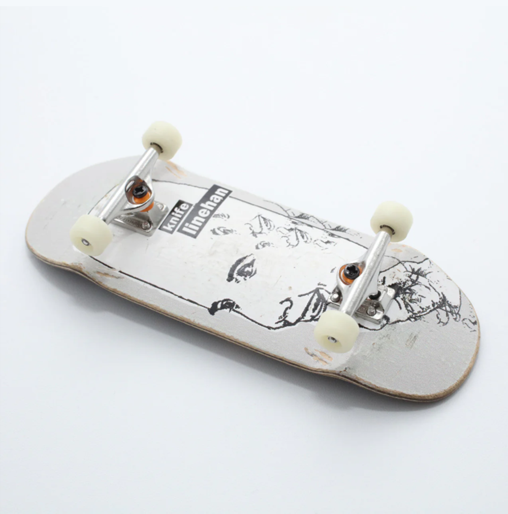 Flatface G4 Fingerboard Wheels J4 White Linehan Pro