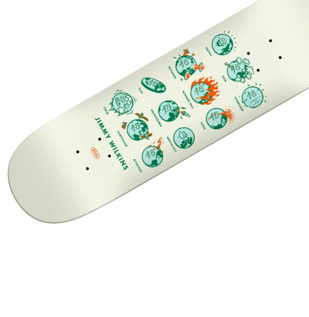 Real Jimmy How Are You Skateboard Deck Natural White 8.5x14.25Wb
