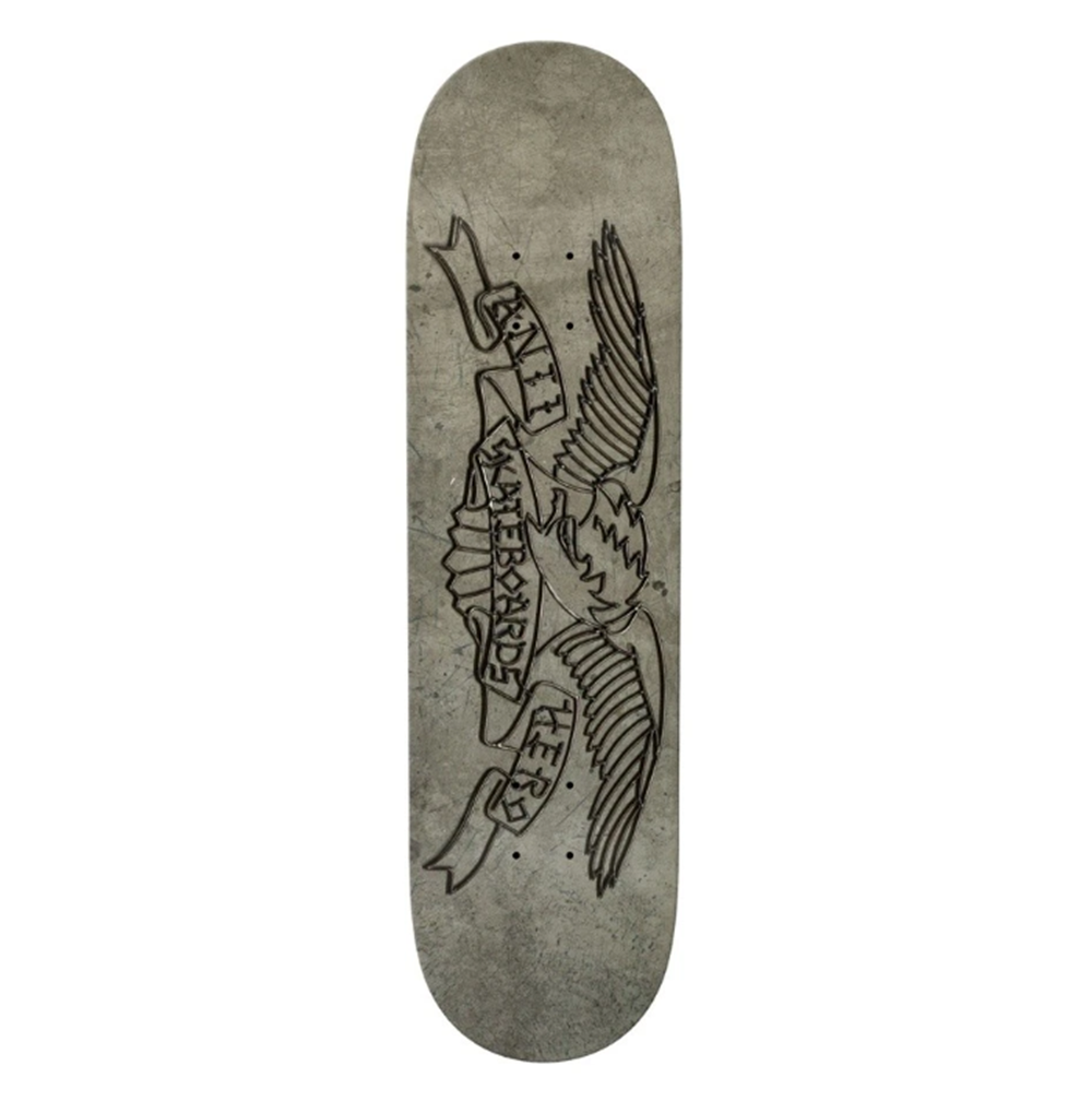 Anti Hero Treasure Island Eagle Skateboard Deck Gray 8.25x14WB