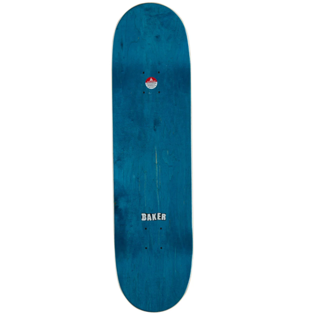 Baker Zach Allen Big Brain Skateboard Deck Red White Black 8.5x14.5wb