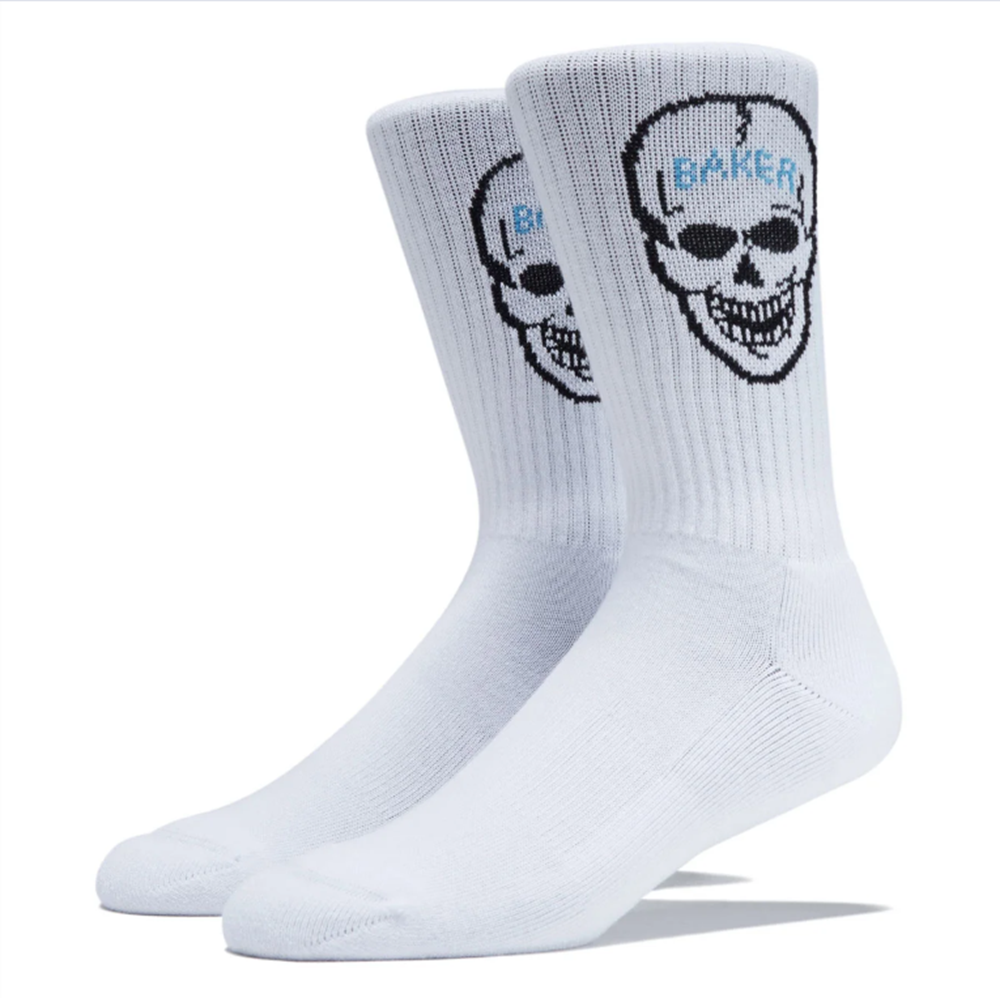 100% Baker Socks White One Size