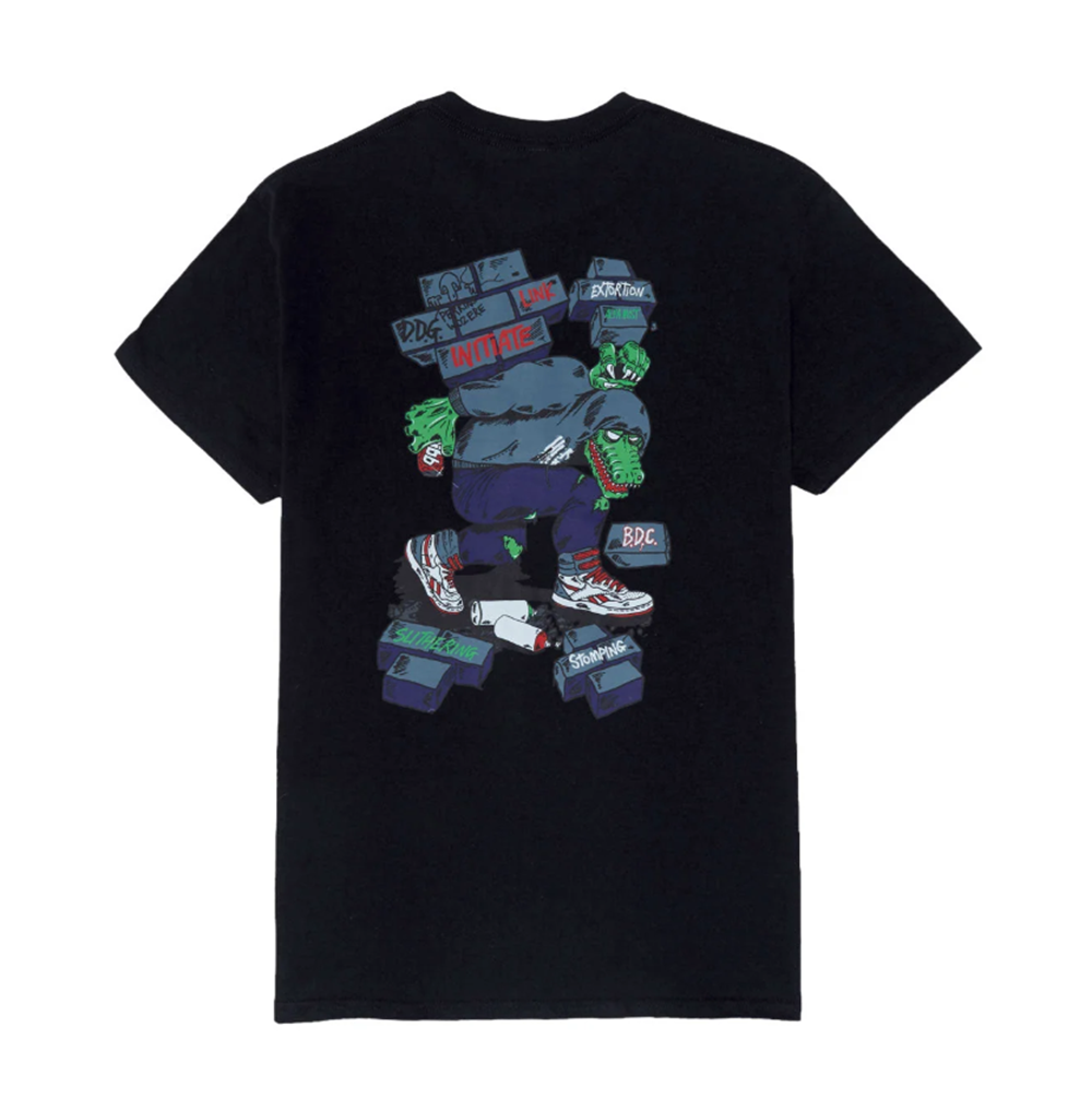 Heroin Swampy Stomp Tee Black L
