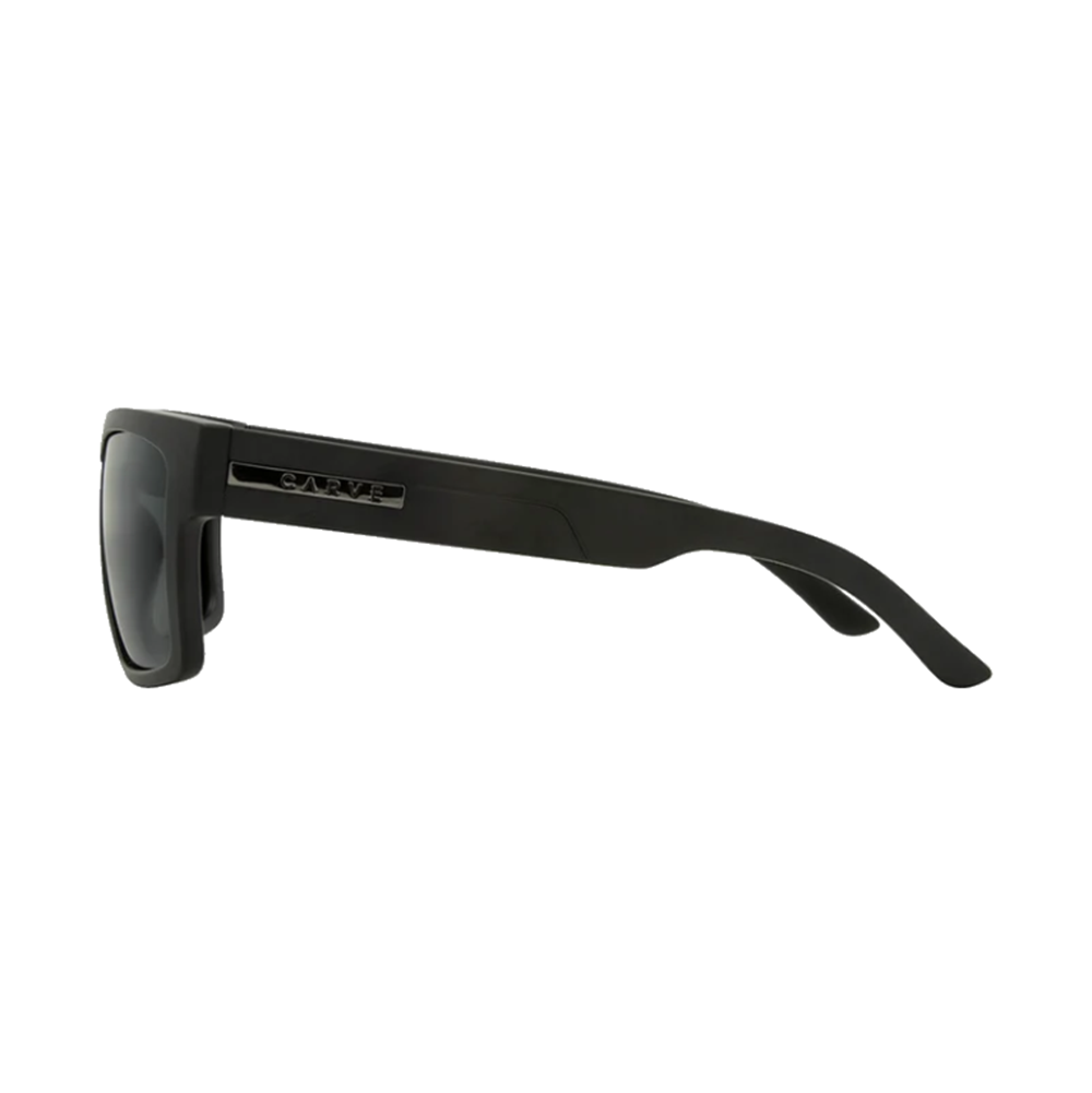 Carve Volley Sunglasses Matte Black Green Polarized