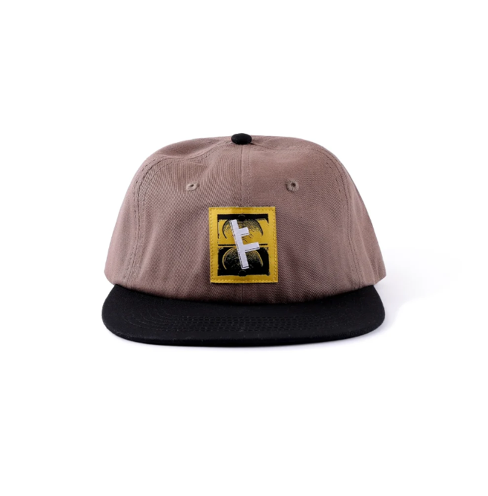 Former Slant F Cap Hat Brown Snapback