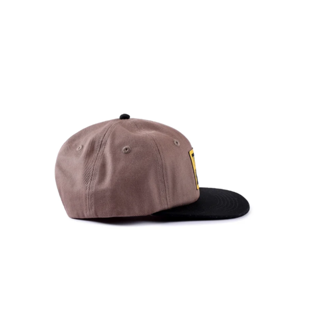 Former Slant F Cap Hat Brown Snapback