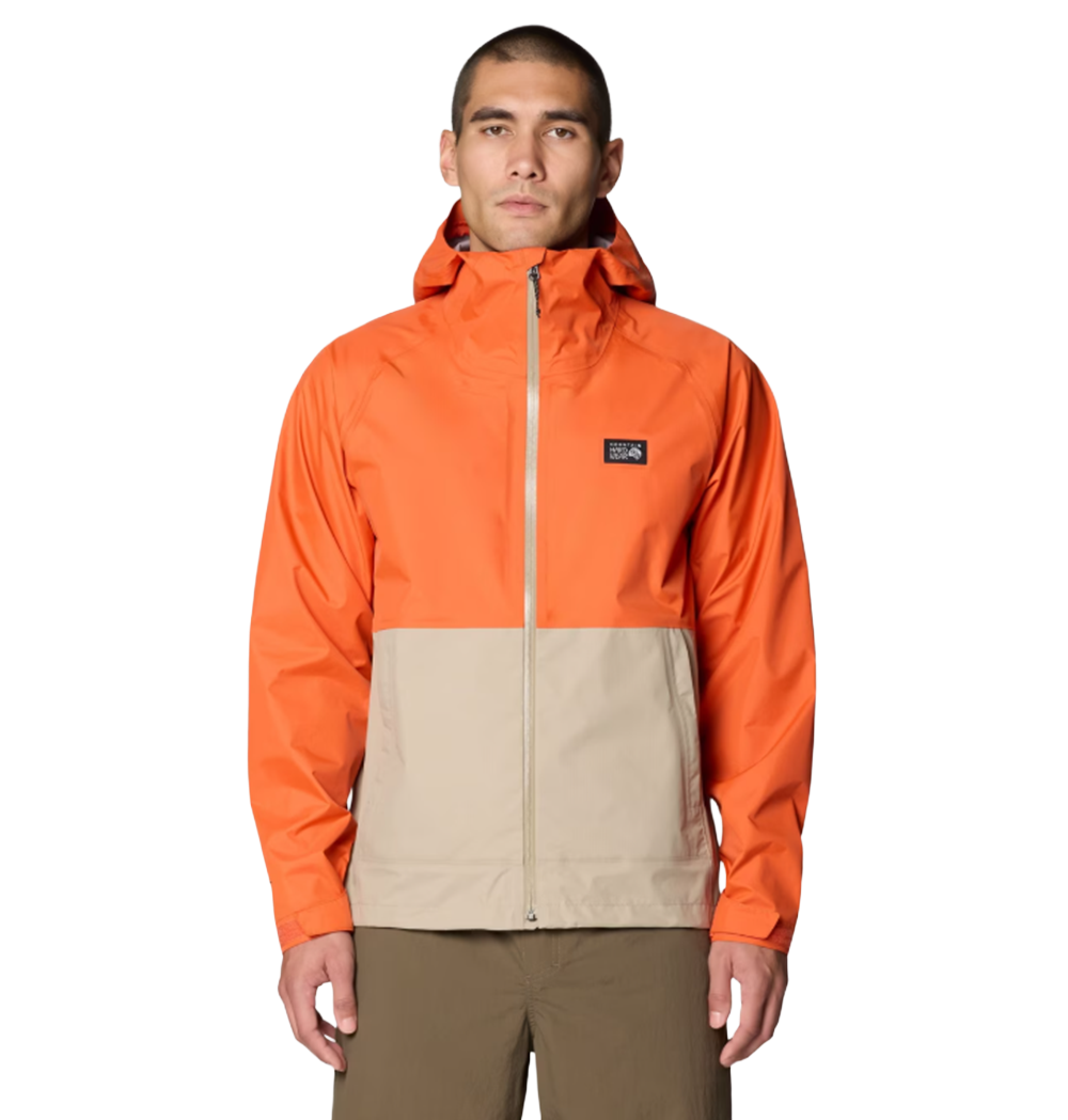 Mountain Hardwear Threshold Jacket Mens Orange Tan L