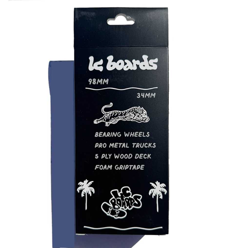 LC Fist Fingerboard Complete Purple Green 34mm