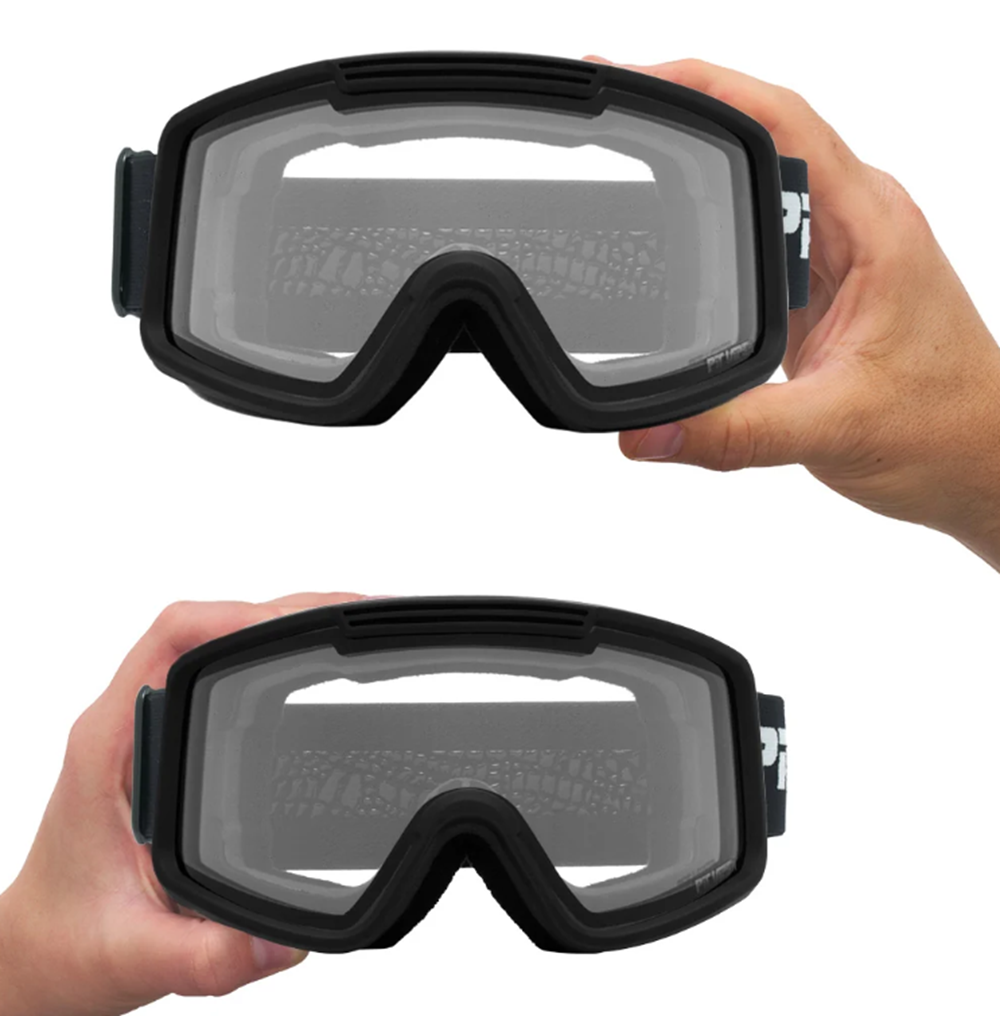 Pit Viper French Fry Goggles Exec Clear Large