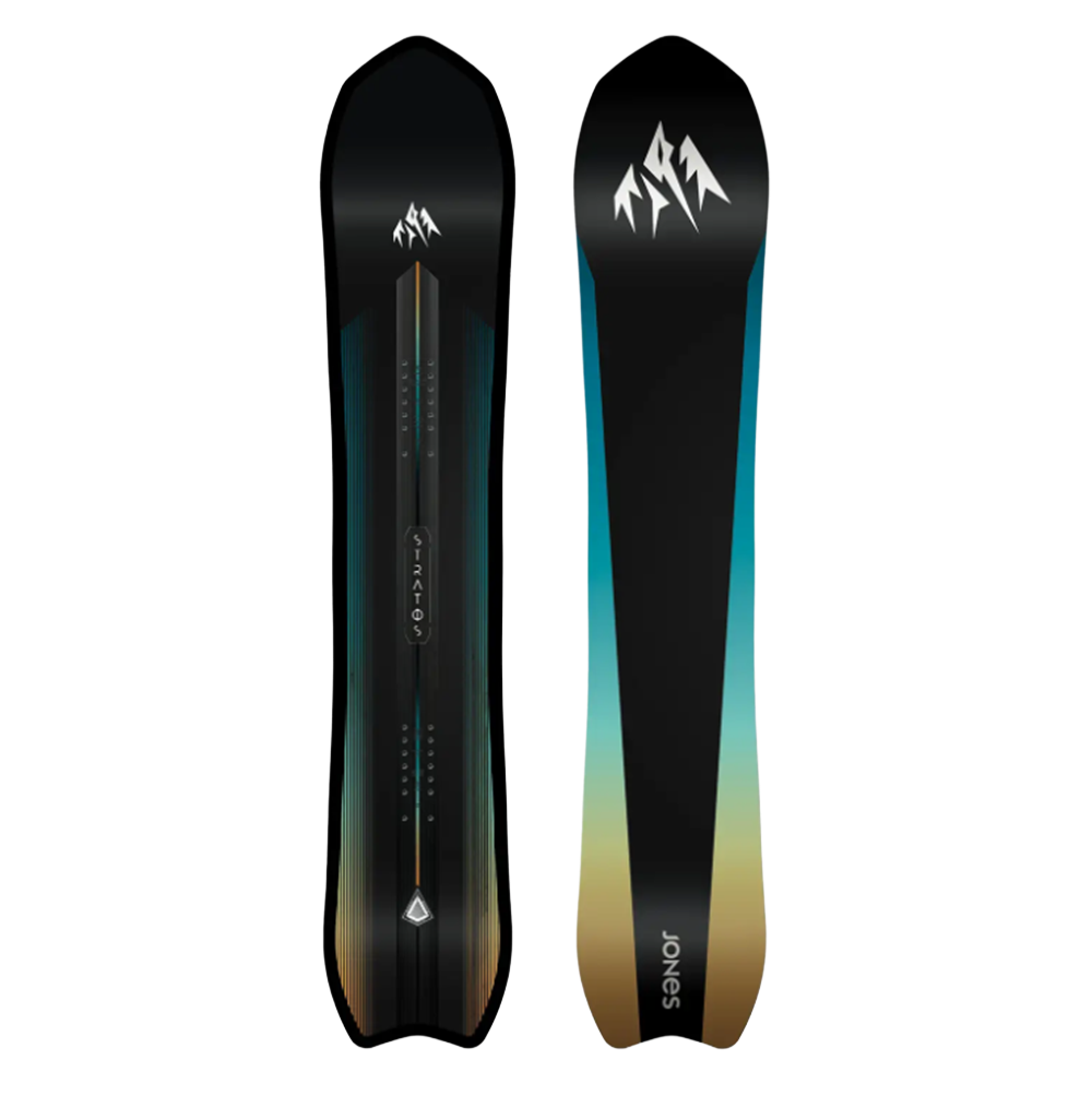 Jones Stratos Snowboard 2627 Black 154 Wide