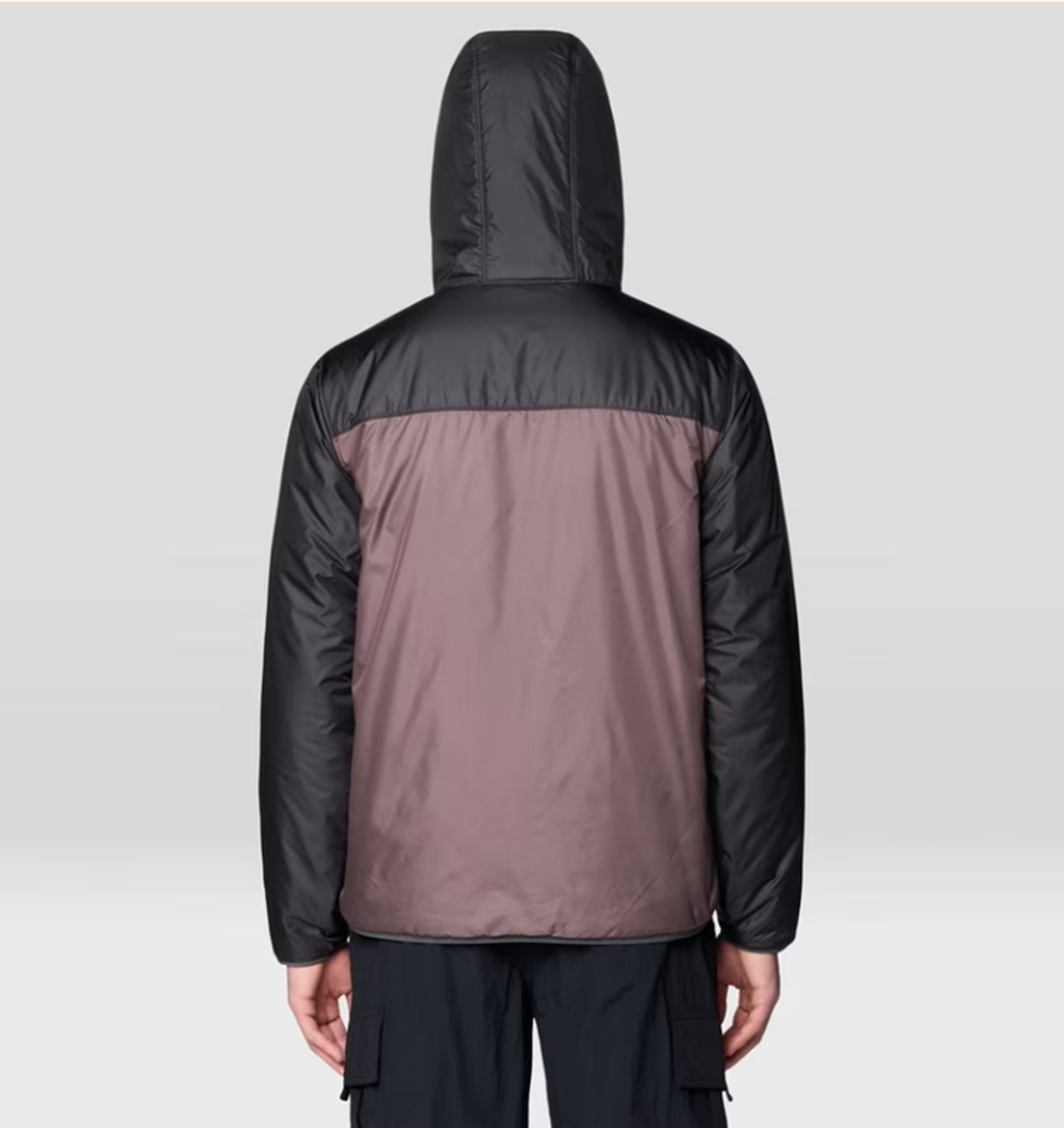 Mountain Hardwear Apres Pro Insulated Hood Jacket Mens Purple Sage Shark
