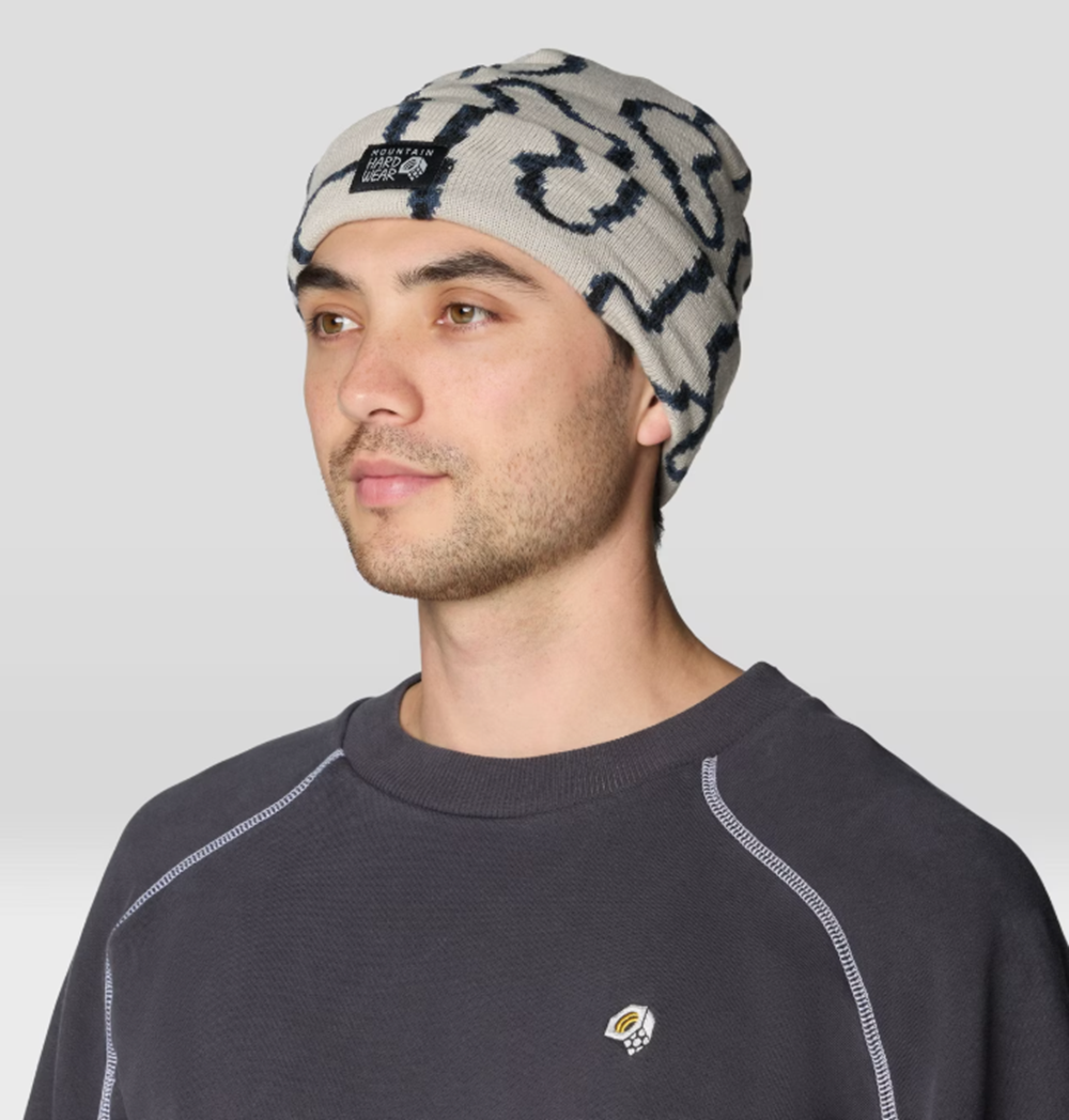 Mountain Hardwear Town Square Jacquard Beanie Oyster Shell One Size