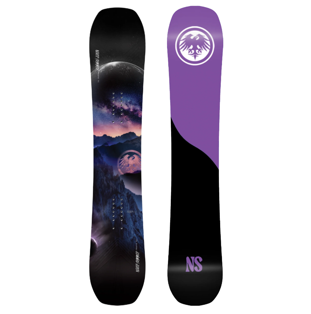 Never Summer Proto Type 3 Womens Snowboard 2627 Black Purple 145
